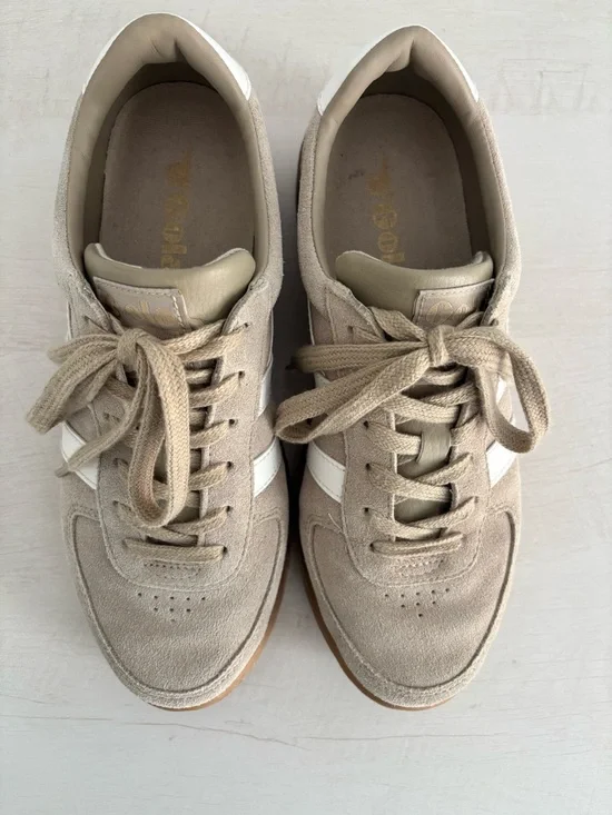 Gola Grandslam Leather & Suede Sneaker - Picture 2 of 5